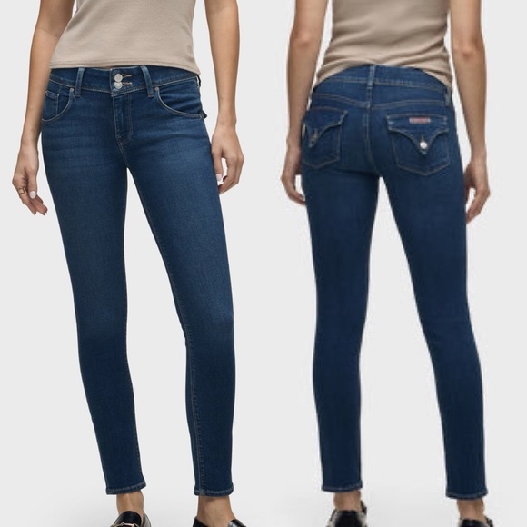 Hudson 2 button medium wash skinny jean ❤️ - Picture 1 of 7